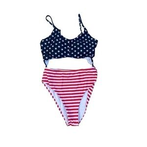 Stars and Stripes Swimsuit, Women’s size Small.